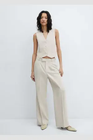 MANGO Chaleco traje botones