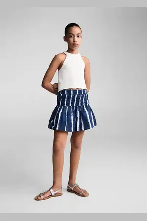 MANGO KIDS Falda volantes estampada 6 años