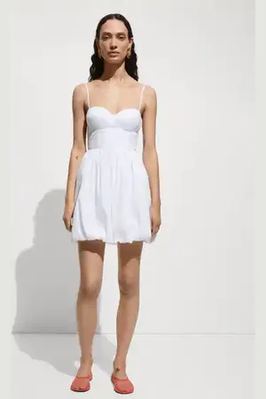 MANGO Vestido corto evasé E