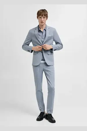 MANGO AN Pantalón traje París super slim fit