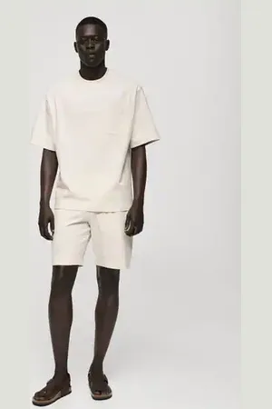 MANGO AN Bermudas % algodón cordón