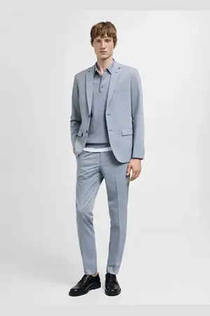 MANGO AN Americana traje París super slim fit 4