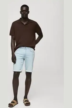 MANGO AN Bermudas vaqueras slim fit 2