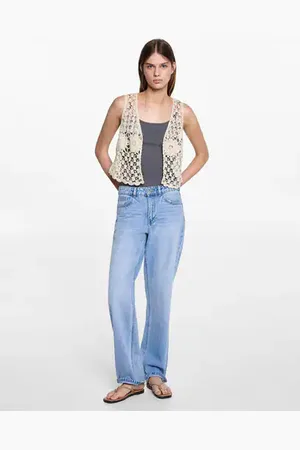 MANGO TEEN Chaleco crochet