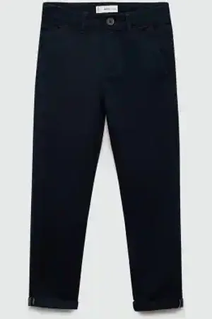 MANGO KIDS Pantalón chino algodón 8