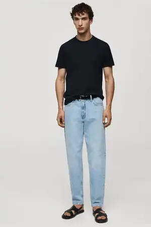 MANGO AN Camiseta algodón slim fit