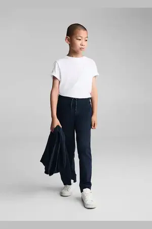 MANGO KIDS Pantalón jogger algodón