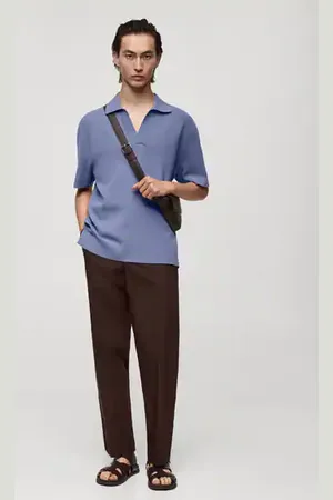 MANGO AN Polo relaxed fit punto