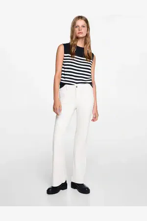MANGO TEEN Jeans flare bolsillos