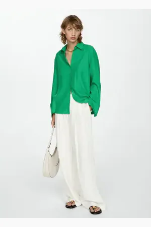 MANGO Camisa fluida lyocell