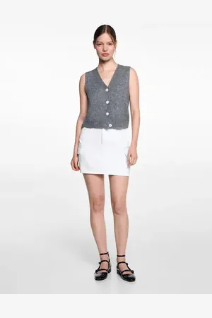 MANGO TEEN inifalda bolsillos cargo E
