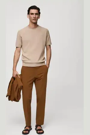 MANGO AN Pantalón traje slim fit