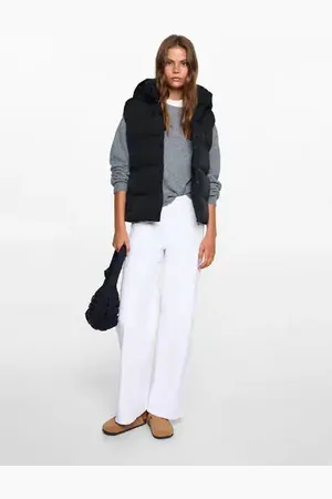 MANGO TEEN Chaleco acolchado capucha