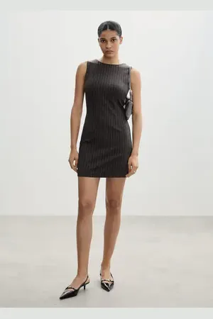 MANGO Vestido corto rayas CH