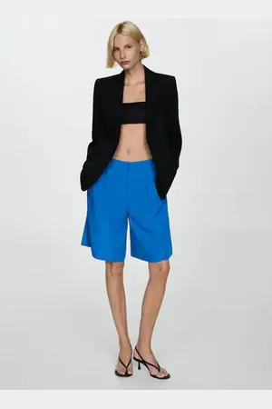 MANGO Bermudas lyocell pinzas