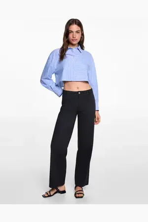 MANGO TEEN Pantalón recto bolsillos