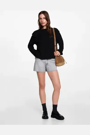 MANGO TEEN Blusa volantes