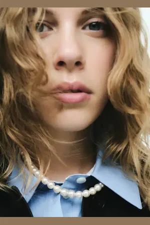 MANGO Collar perlas cristales Unitalla