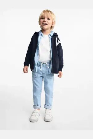 MANGO BABY Sudadera estampada capucha 2 años