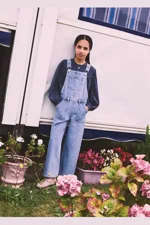 MANGO KIDS Peto vaquero recto 8