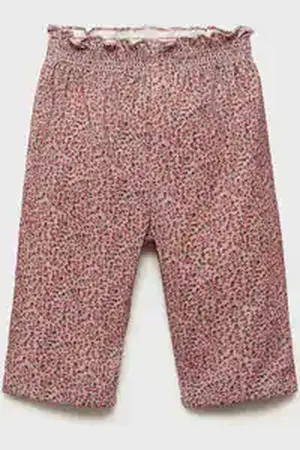 MANGO BABY Pantalón micropana estampado 6 meses