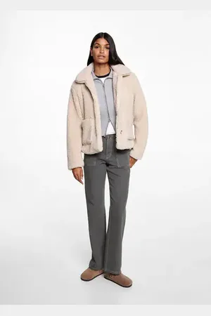 MANGO TEEN Pantalón recto bolsillos
