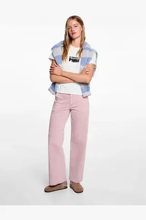 MANGO TEEN Camiseta estampada algodón