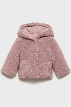 MANGO BABY Abrigo borreguito capucha 6 meses