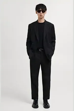MANGO AN Pantalón traje slim fit 4