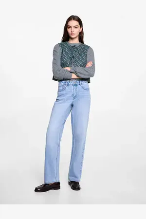 MANGO TEEN Chaleco acolchado estampado