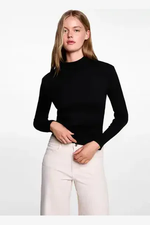 MANGO TEEN Camiseta algodón manga larga