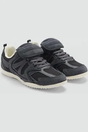 MANGO Deportivas paneles piel