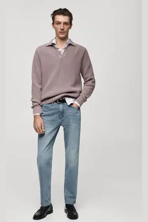 MANGO AN Jeans regular fit efecto desgastado
