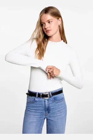 MANGO TEEN Camiseta manga larga costuras decorativas CH