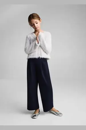 MANGO KIDS Pantalón culotte pinzas 6 años