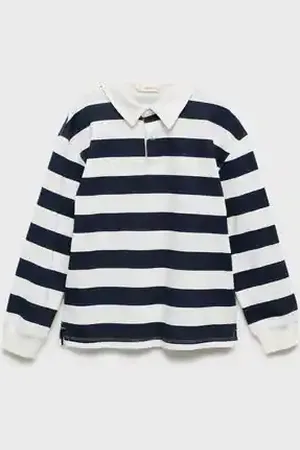 MANGO KIDS Polo rayas algodón 8 años