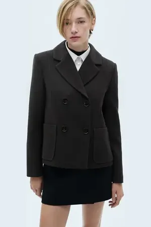 MANGO Chaqueta lana doble botonadura