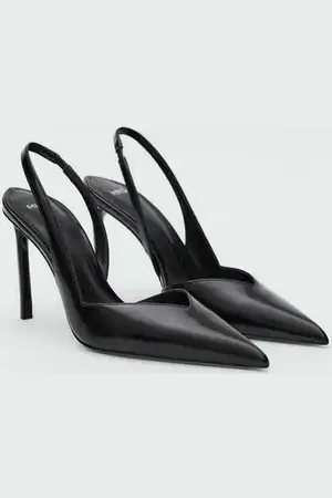 MANGO Zapato piel tacón 4