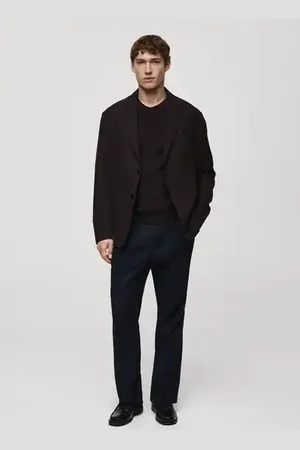 MANGO AN Pantalón regular fit pinzas