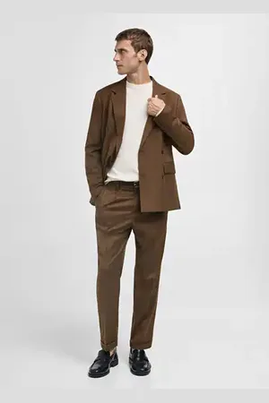 MANGO AN Pantalón traje slim fit