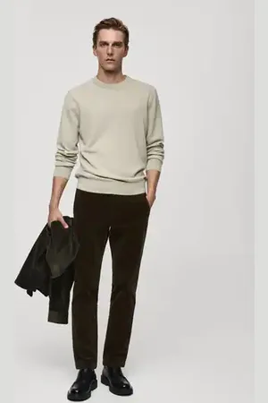 MANGO AN Pantalón pana slim fit 2