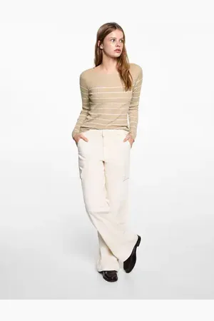 MANGO TEEN Jersey canalé rayas