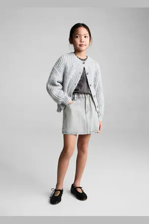 MANGO KIDS Falda corta denim 4 años