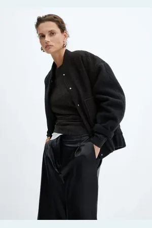 MANGO Chaqueta bomber oversize E