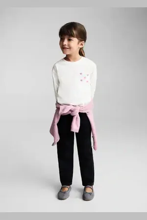 MANGO BABY Camiseta bolsillo estampado floral 6 años