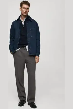MANGO AN Pantalón pinzas straight fit 2