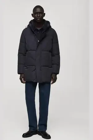 MANGO AN Anorak acolchado capucha waterrepellent