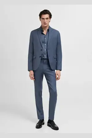 MANGO AN Pantalón traje París super slim fit 4