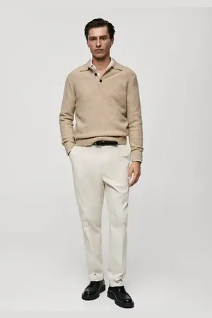 MANGO AN Polo punto mini bouclé