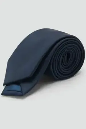 MANGO AN Corbata lisa microestructura Unitalla